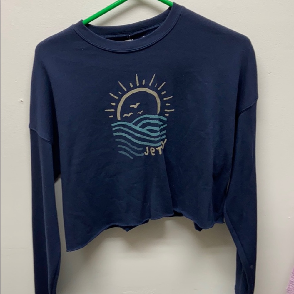 Long sleeve crop top
